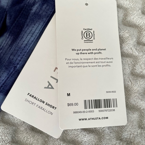 Athleta shorts - size medium - new with tags 💙 - Picture 5 of 5